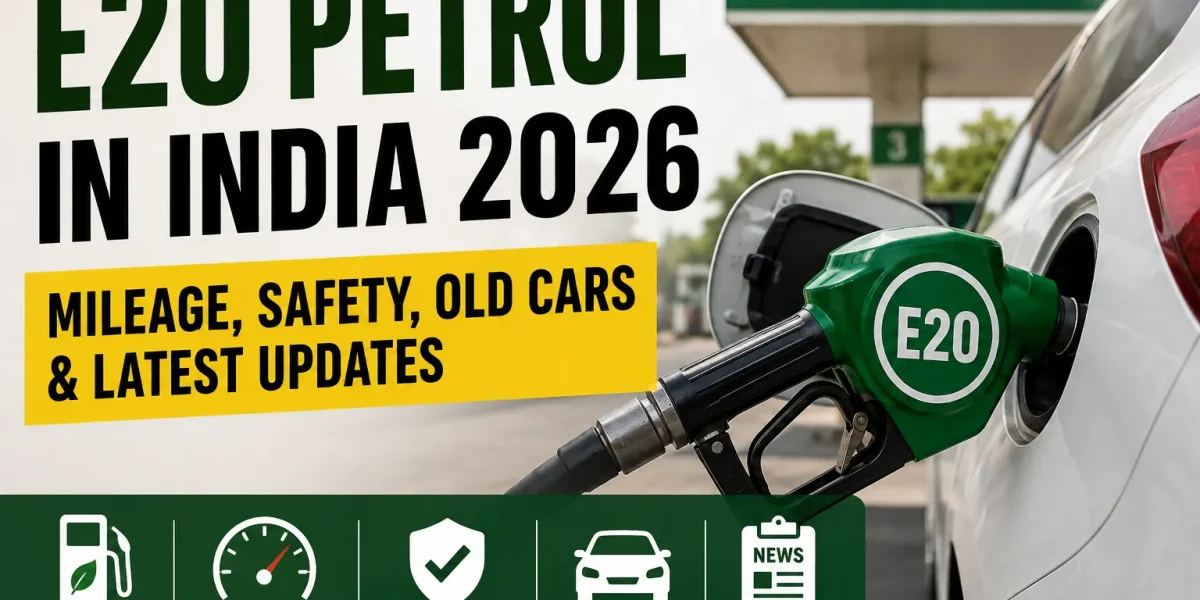 E20 Petrol in India 2026: Mileage, Safety, Old Cars and Latest Updates