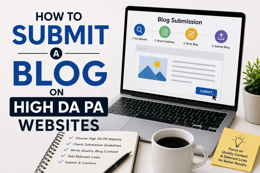 How to Submit a Blog on High DA PA Websites