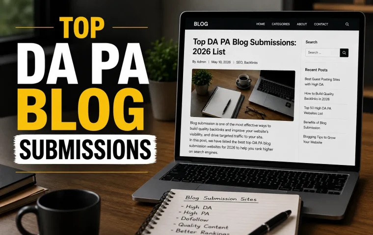 High DA PA Blog Submission Websites: 2026 List