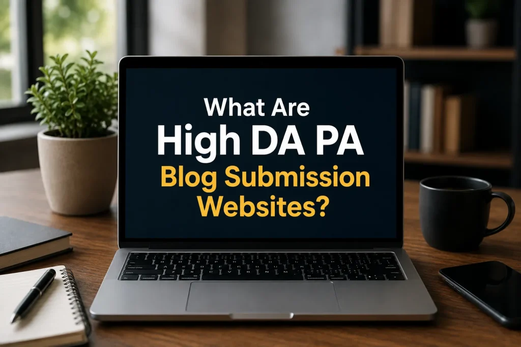 What Are High DA PA Blog Submission Websites