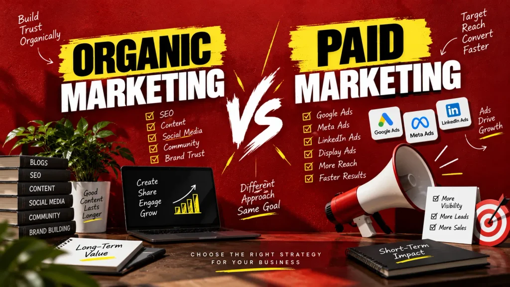 Organic Marketing and Paid Marketing
